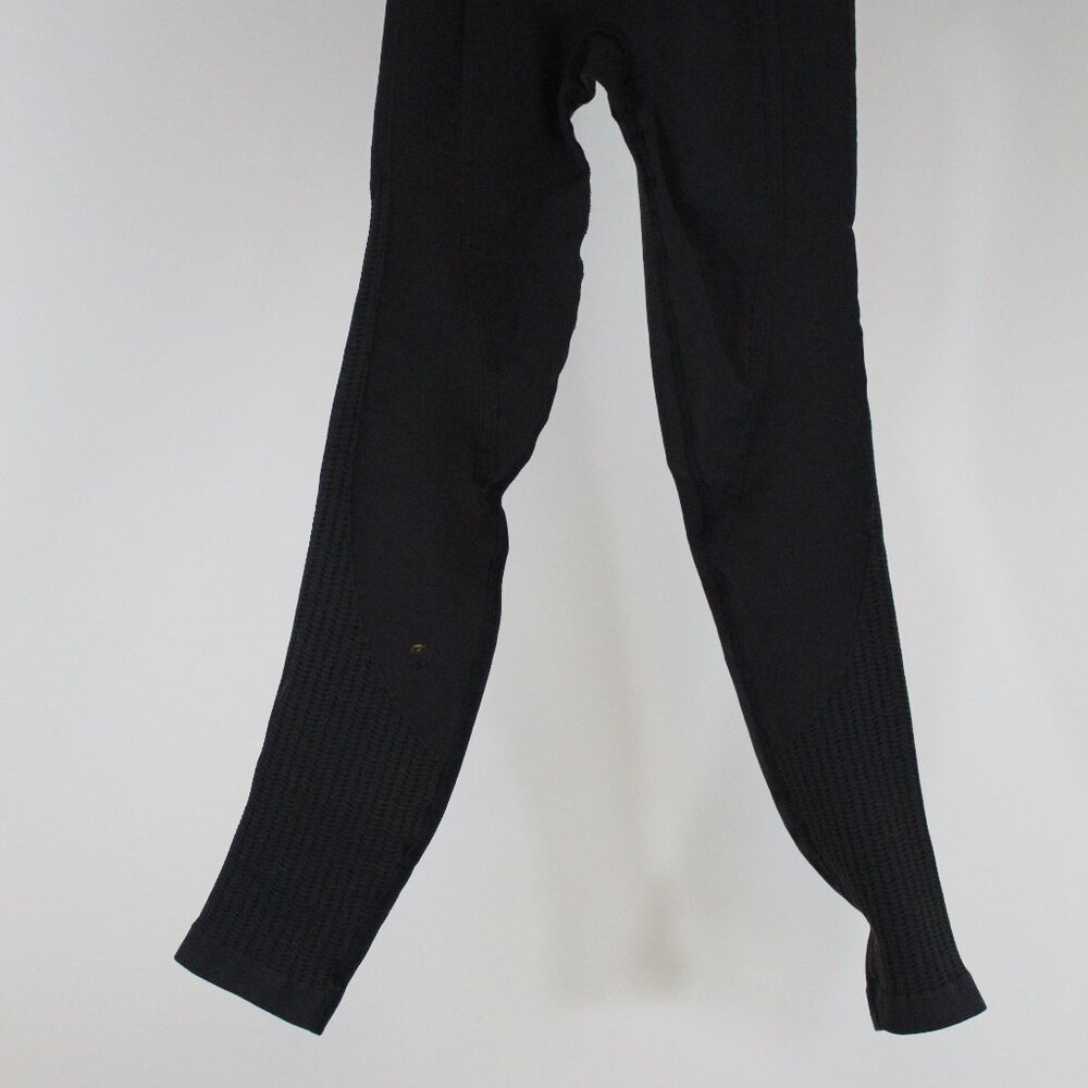Lululemon Ebb To Street Ribbed Leggings Black High Rise Yoga Pants Size 2 22” Cr - Picture 6 of 9